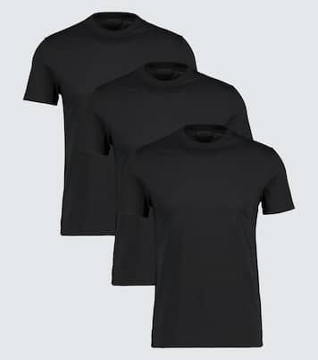Lot de trois T-shirts en jersey | Prada