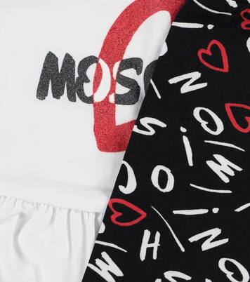 Bébé – Ensemble t-shirt et legging en coton mélangé | Moschino Kids