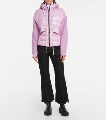 Tricot alpaca wool-blend down cardigan | Moncler Grenoble