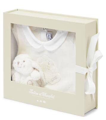 Bébé – Set grenouillère et peluche | Tartine et Chocolat