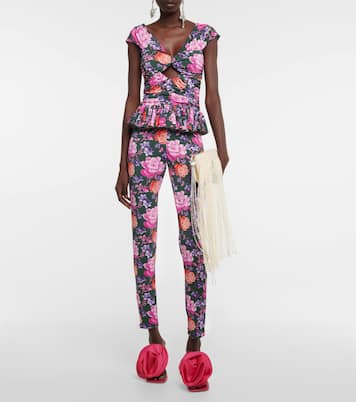 Bedrucktes Off-Shoulder-Top | Magda Butrym