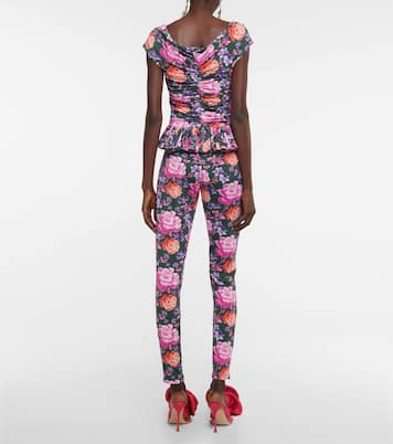 Bedrucktes Off-Shoulder-Top | Magda Butrym