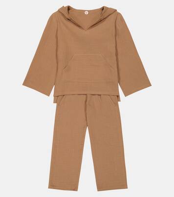 Nani cotton hoodie | The Row Kids