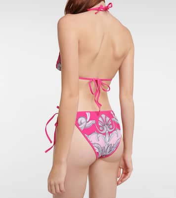 Culotte de bikini Baroque réversible | Versace