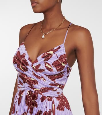 Robe midi Portia à fleurs | Simkhai