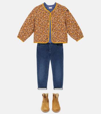 Floral cotton jacket | Il Gufo