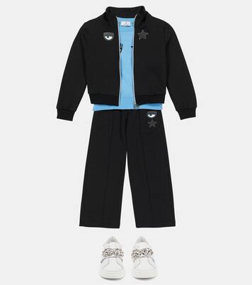 x Chiara Ferragni – Sweat-shirt zippé et brodé | Monnalisa