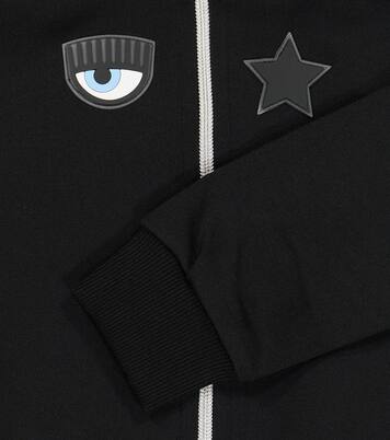 x Chiara Ferragni – Sweat-shirt zippé et brodé | Monnalisa