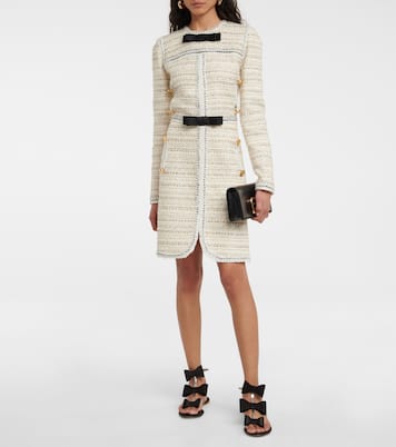 Pop Bow satin and leather sandals | Giambattista Valli