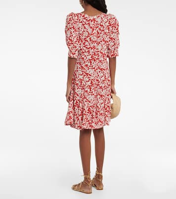 Robe midi en crêpe à fleurs | Polo Ralph Lauren