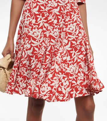 Robe midi en crêpe à fleurs | Polo Ralph Lauren
