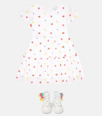 Embroidered jersey dress | Stella McCartney Kids