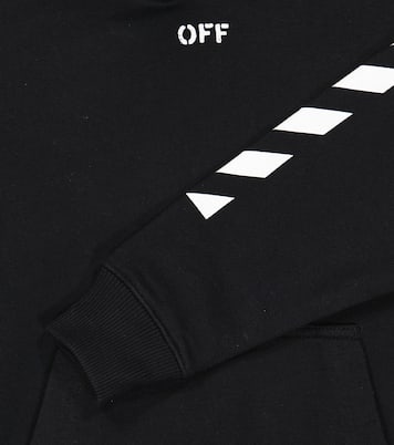 프린트 코튼 후디 | Off-White Kids