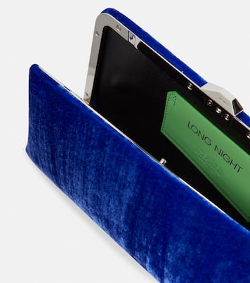 Clutch Long Night aus Samt | The Attico