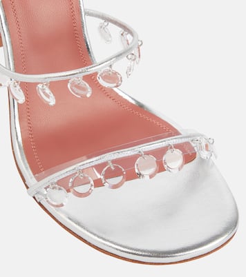 Verzierte Sandalen Tina aus Leder | Amina Muaddi
