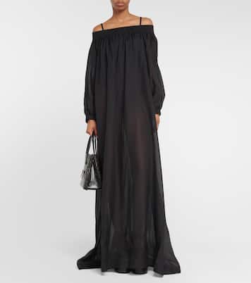 Off-Shoulder-Maxikleid | Alaïa