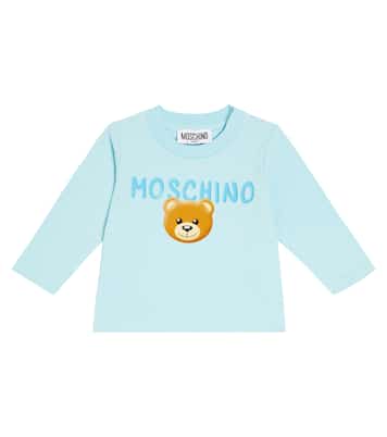 Bebé - camiseta Teddy Bear en jersey de algodón | Moschino Kids
