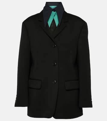 Blazer aus Woll-Gabardine | Prada