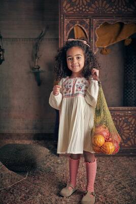 Tulla embroidered cotton dress | Louise Misha