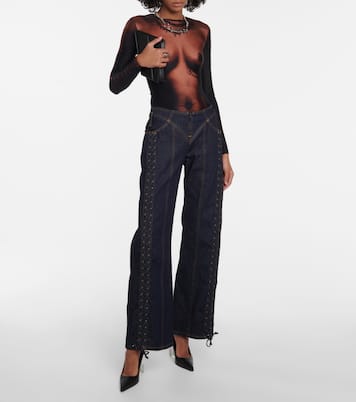 Tattoo Collection Body aus Jersey | Jean Paul Gaultier