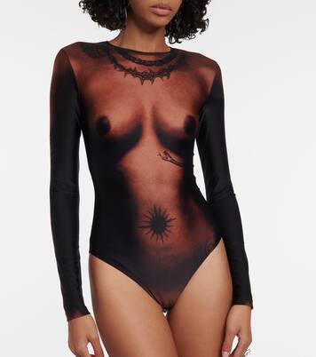 Tattoo Collection Body aus Jersey | Jean Paul Gaultier
