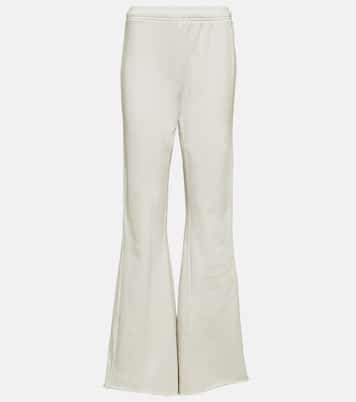 Cotton fleece flared pants | Entire Studios