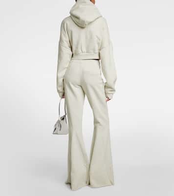 Cotton fleece flared pants | Entire Studios