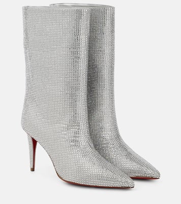 Astrilarge Strass suede ankle boots | Christian Louboutin