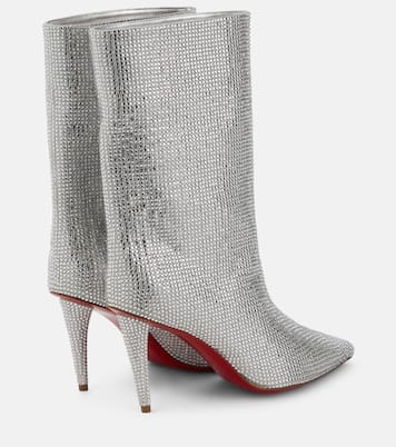 Astrilarge Strass suede ankle boots | Christian Louboutin