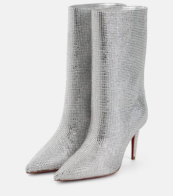 Astrilarge Strass suede ankle boots | Christian Louboutin