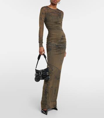 Bedrucktes Maxikleid aus Jersey | Blumarine