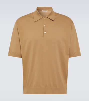 Cotton polo shirt | Auralee