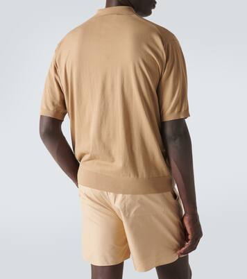 Cotton polo shirt | Auralee