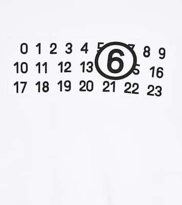 Logo cotton jersey sweatshirt  | MM6 Maison Margiela Kids