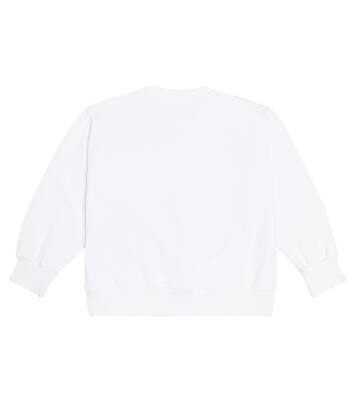 Logo cotton jersey sweatshirt  | MM6 Maison Margiela Kids