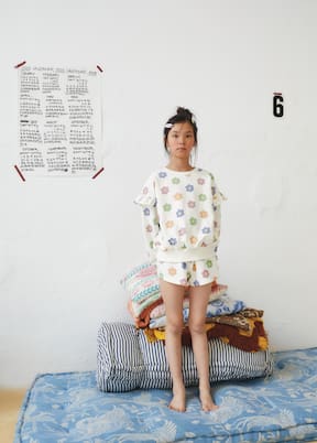 Rancho printed cotton-blend sweatshirt | The New Society