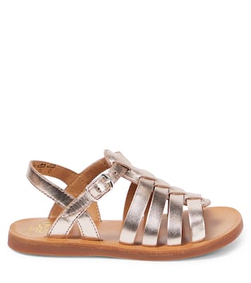 Plagette Strap leather sandals | Pom d'Api