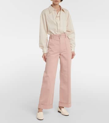 Jean droit 70s à taille haute | Frame