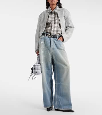 Cropped-Lederjacke | Acne Studios