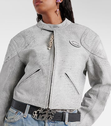 Cropped-Lederjacke | Acne Studios