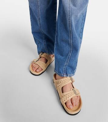 Sandalen Lennyo aus Veloursleder | Isabel Marant