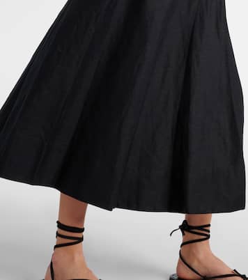 Robe midi Malena en lin mélangé | Simkhai