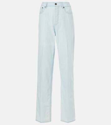 Low-Rise Straight Jeans | Miu Miu