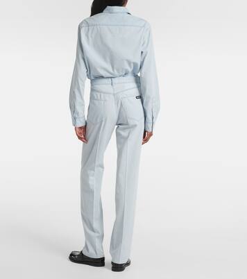 Low-Rise Straight Jeans | Miu Miu