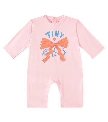 Baby Tiny Bow cotton onesie | Tinycottons