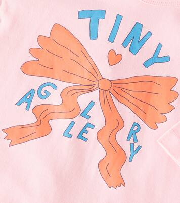 Baby Tiny Bow cotton onesie | Tinycottons