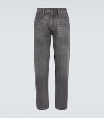 Roccia褪色直筒牛仔裤 | Zegna