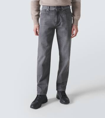 Roccia褪色直筒牛仔裤 | Zegna