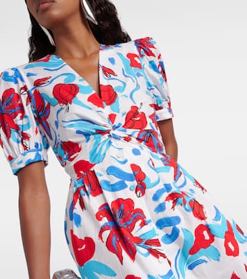 Robe midi Heather en coton mélangé | Diane von Furstenberg