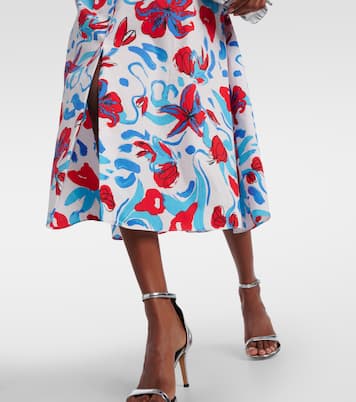 Robe midi Heather en coton mélangé | Diane von Furstenberg